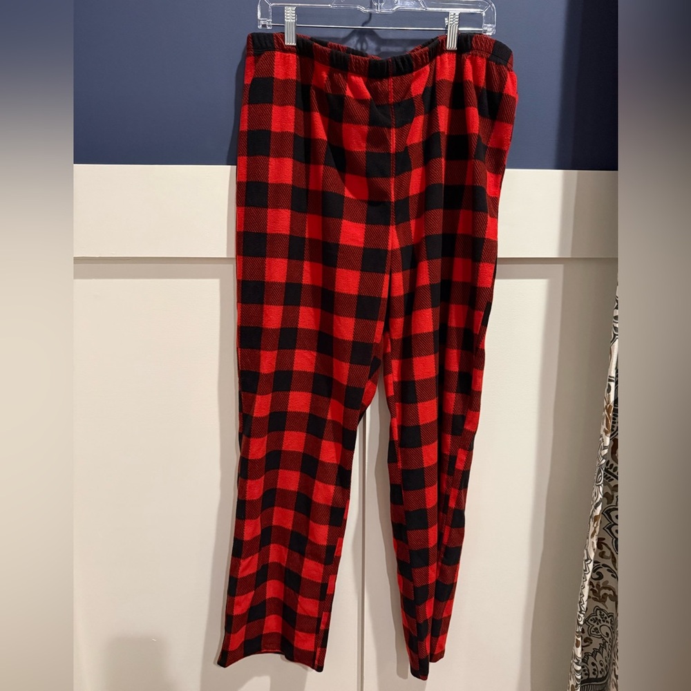 Wondershop Women’s Red and Black Soft Plaid Pajama Pants Size XXL